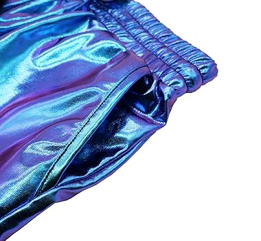 Amazon.com : Girls Metallic Shorts Shiny Dance Hot Pants